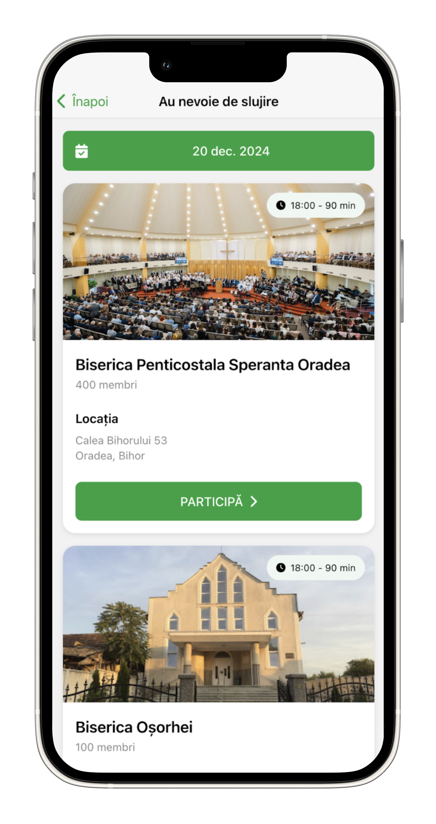 Caută biserici PeSate